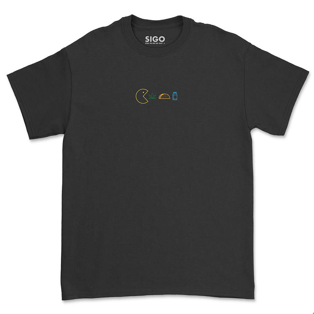 SIGO T 80's "Power Up" Lounge Tee (Black)