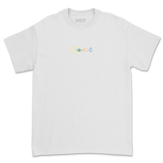 SIGO T 80's "Power Up" Lounge Tee (White)